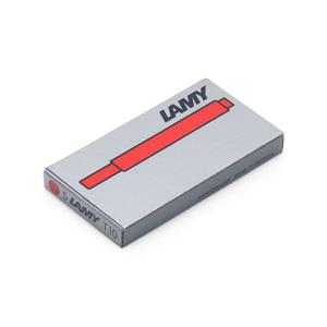 LAMY 1602076 T10 레드 1팩 5개입 잉크 카트리지