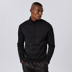 [스파이더] 남성 기능성 반집업 티셔츠 SPJFCNRL201MBLK