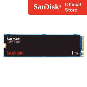 샌디스크 플러스 M.2 NVMe SSD 1TB 1테라 초고속 PCIe Gen3 고성능 지연최소화 가성비최적화 스토리지 Plus SDSSDA3N