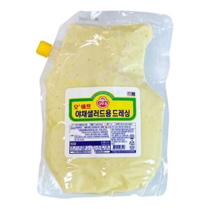 오뚜기 오쉐프 야채샐러드용드레싱 3kg (스파우트팩) 4개