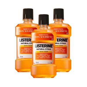 [리스테린] 내추럴 시트러스 750ml x 3개