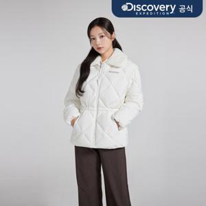 디스커버리 여성 멜로즈 튜브 구스다운 경량미드패딩 (O/WHITE) DWDJ9C046-WHS