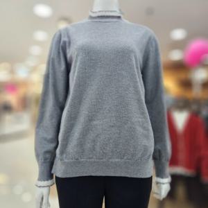 [아르테]반짝이 반목니트티셔츠 DQDCKR640
