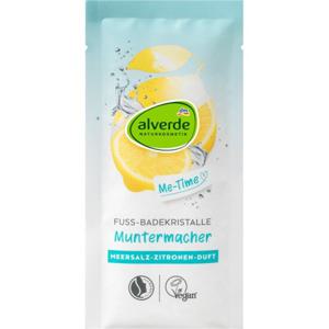 독일 디엠 알베르데 alverde 족욕 크리스탈 바다 소금 레몬 40g