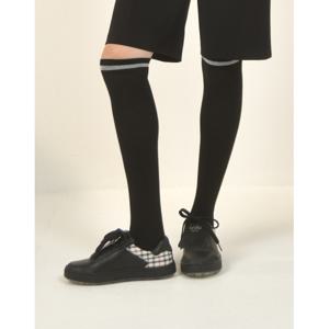 닥스 골프 여성 24FW PREMIUM 여성 블랙 컬러 블럭 오버 니삭스 DNSS4F654BK
