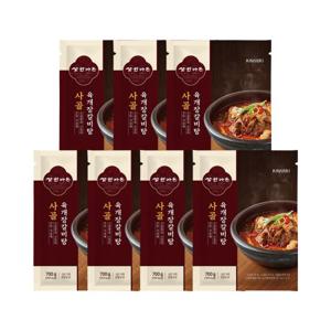 삼원가든 육개장갈비탕 700g 7팩