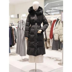 SOUP 숲 벨티드 폭스퍼 후드 구스다운 롱 점퍼 (SABDO37)