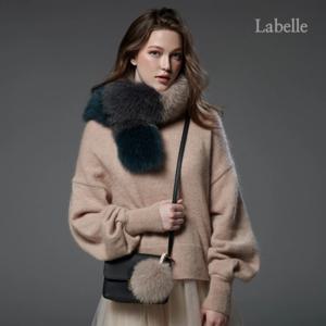 [라벨르][라벨르] 폭스 스킨 멀티배색 머플러 LB212MF_N