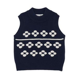 미니로디니 키즈 니트 조끼 2472010660 BLUE