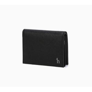 [헤지스ACC] 남성 블랙 배색포인트 명함지갑 HJHO5E610BK