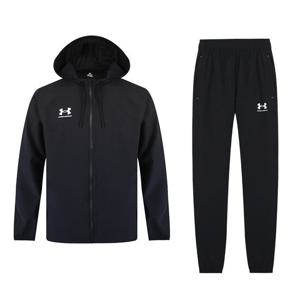 [언더아머]언더아머 UA 챌린저 프로 트레이닝복세트 츄리닝 러닝복 블랙 1379455-004