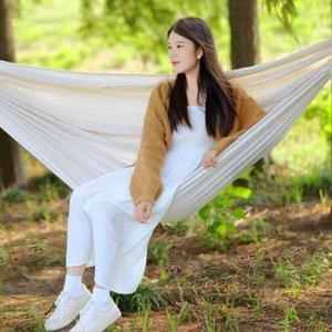 아트박스/오너클랜 해먹 흰색 천 바다 나무 팬션 (WFG5YHM)