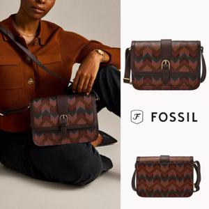 파슬 Fossil ZB11089 여자 가방 프린티드 플랩 Zoey 크로스백