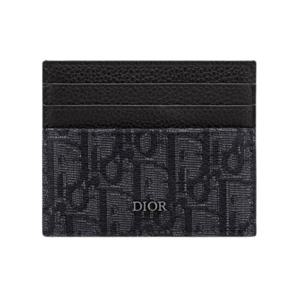 디올 오블리크 자카드 카드지갑 2ESCH135YSE H03E