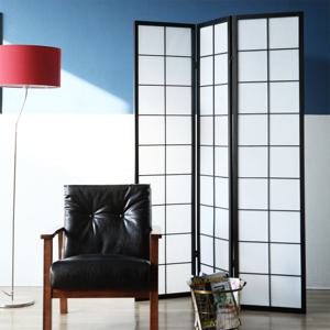 베스트리빙 공간분리 격자 3단 인테리어 원목 가벽 파티션