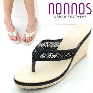 nonnos NUDU RACE 시스루 웨지쪼리