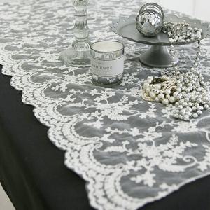 그레이스 화이트 레이스 테이블보(6인용)
