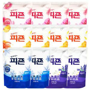 피죤 프리미엄 섬유유연제 리필 2100ml 4개