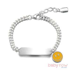 [베이비로우]스마일 스틱 실버 미아방지 팔찌_RSB0017