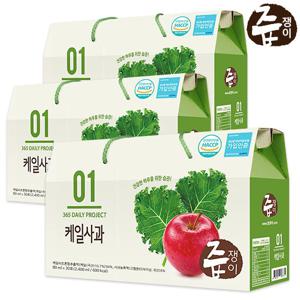 즙쟁이 케일사과즙 3박스 90포
