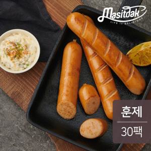 [랭킹닭컴] 맛있닭 닭가슴살 소시지 훈제 100gX30팩(3kg)