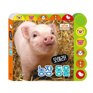 모여라! 농장 동물(소리 나는 촉감 사진책)