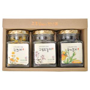 모후실 전통차 선물세트3P (국화,구절초,목련꽃차)