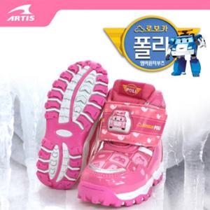 로보카폴리 아동 방한 부츠 엠버 -핑크