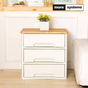 모아시스템즈 우드 베이비3단 일반3단 서랍장/수납장 정리함