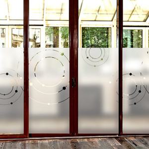 창문시트지유리창시트지/컷팅안개L-B써클포인트01