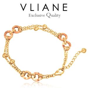 [브리앙] 14K 라피네 두줄 팔찌 (금팔찌,여자선물,체인팔찌)