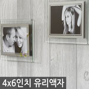 크리스탈형 유리액자-4x6인치