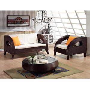 사라방드 몰디브 라운드형 블랙 라탄소파세트A