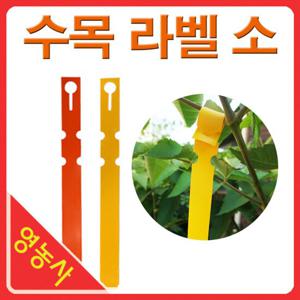 수목라벨 소 100매 식물이름표 나무이름표 띠라벨 원예