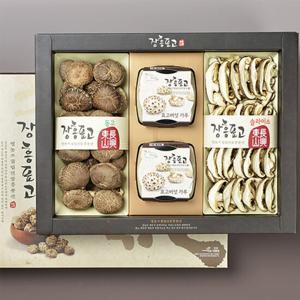 [장흥표고] 표고분말 혼합3호(동고120g/표고버섯가루200g/절편80g)+선물포장