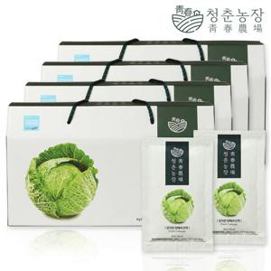 청춘농장 양배추즙 4박스 총 120포