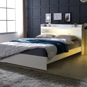 [크렌시아] 아너스 LED 일반형 침대 SS (PVC깔판)+7존독립매트