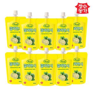 리얼깔라만시 200ml × 10개