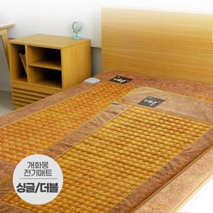 일월 개화몽 전기 매트 싱글/더블 세트 온열 보료 장판 요