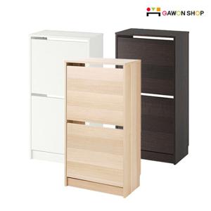 [이케아 직수입] BISSA 2단 폴딩 신발장