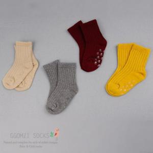 [꼼지]유아동 Y소프트골지(4족) 유아양말/양말세트/아기양말/신생아양말/여아양말/남아양말
