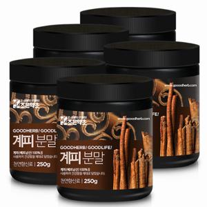 시나몬물 시나몬 계피 분말 가루 250g x 5개