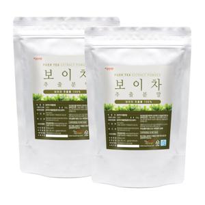 [갑당약초] 보이차 추출물 분말 가루 400g (실속형200gX2개)