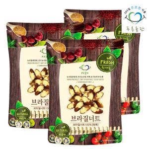 푸른들판 페루산 브라질너트 500gx3봉 브라질 넛트 넛츠 견과류