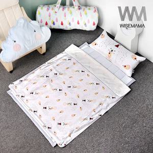 와이즈마마 풍기인견 2WAY 낮잠이불세트 (마이크로화이버베개솜)