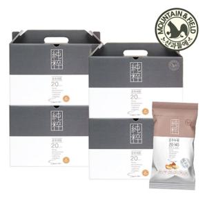 [산과들에] 오직 견과만담은 한줌견과 순수누리 30입세트 x4개 (견과선물)