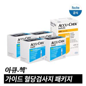 [아큐첵 공식] 가이드 검사지200매+채혈침200T