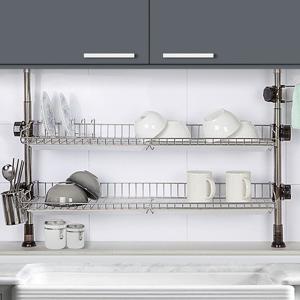 H-기둥식식기건조대 800 2단골드 주방용품 싱크대선반 접시꽂이