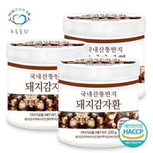 푸른들판 국내산 돼지감자환 220g 3통 뚱단지 돼지감자 뚝감자