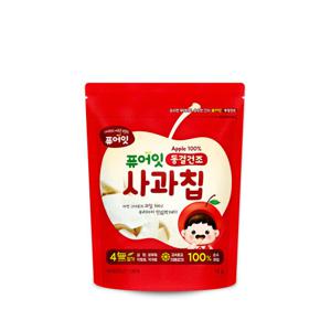 퓨어잇 동결건조 사과칩 아이과자 과일100% 간식